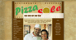 Desktop Screenshot of pizzasole.fr